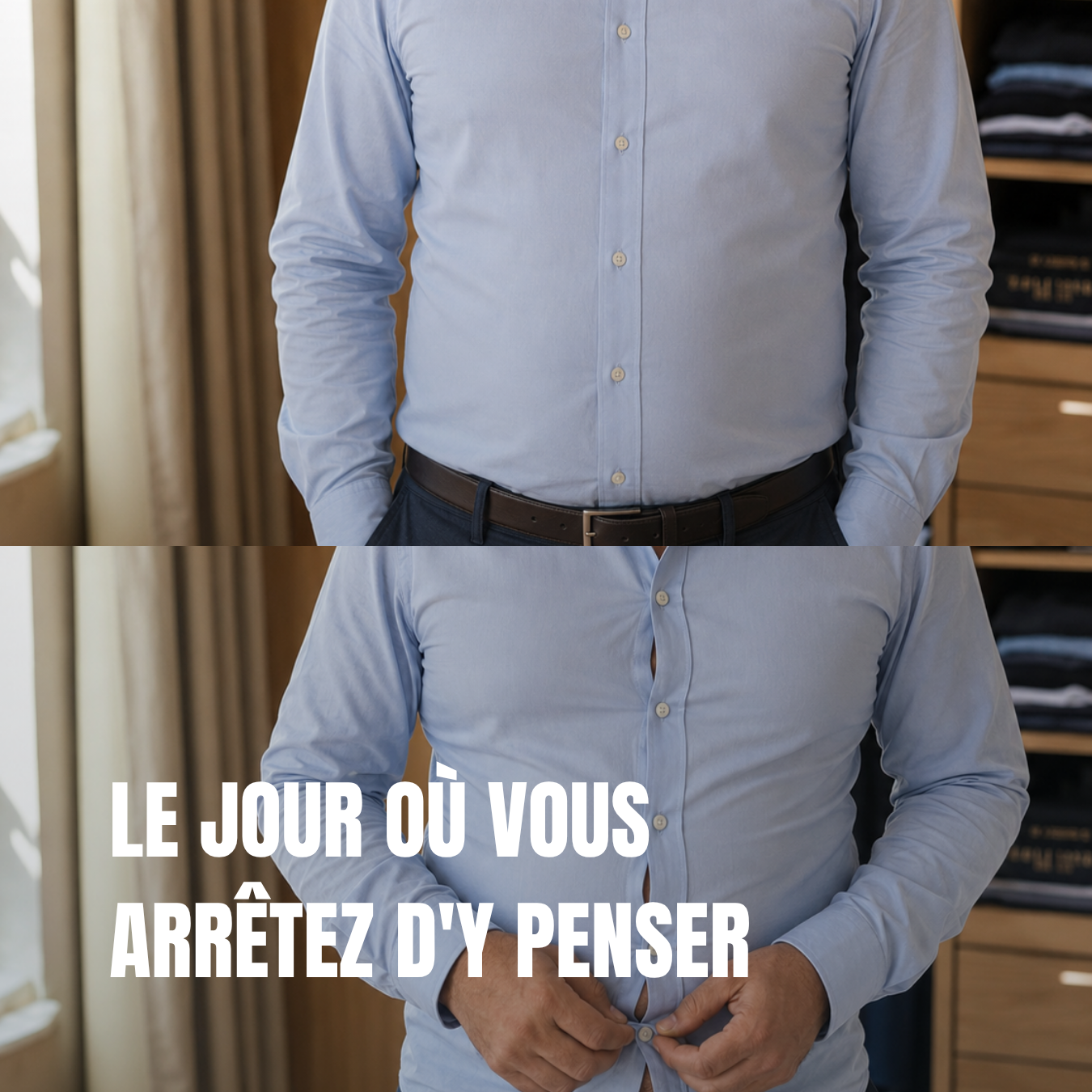 Débardeur invisible homme — maintien fort